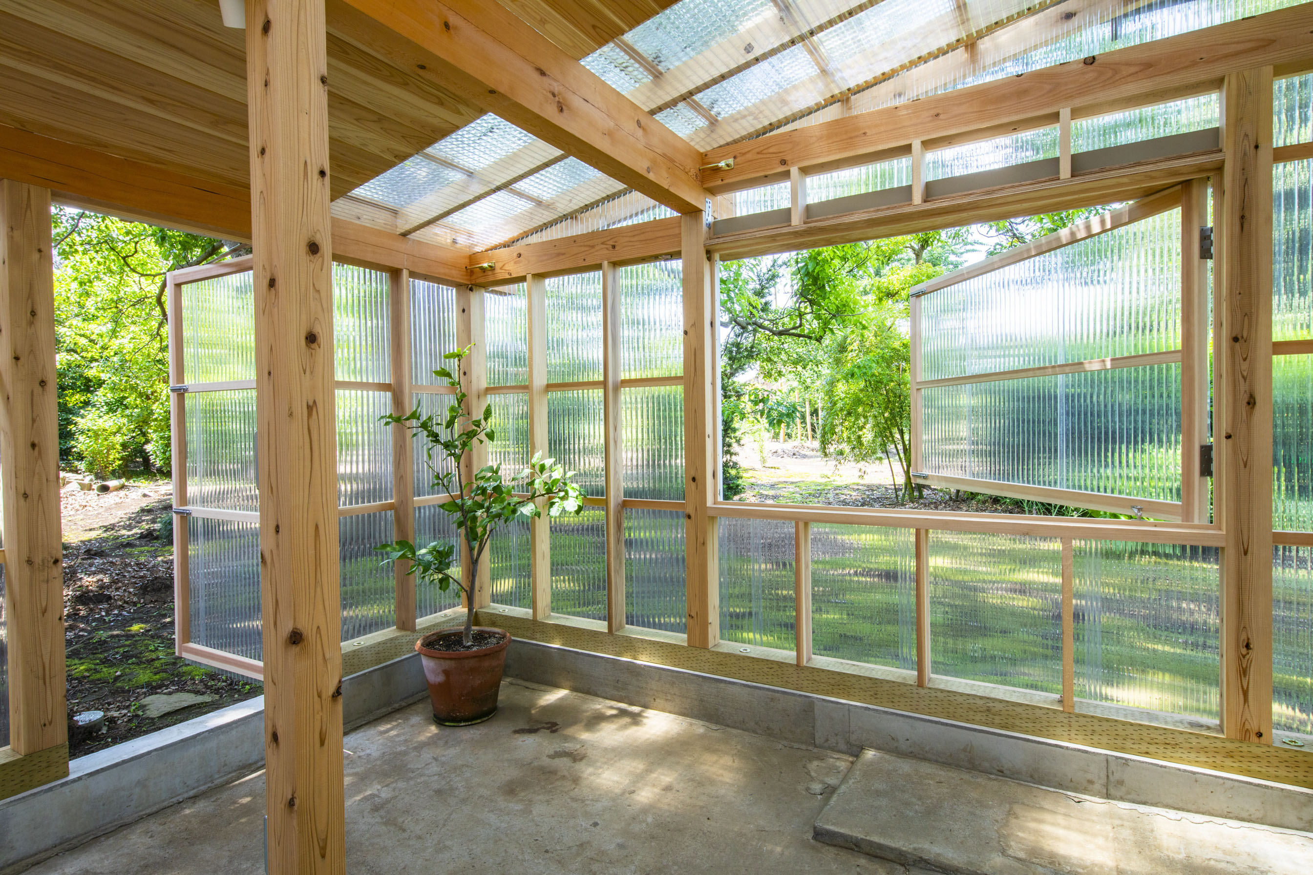 土浦のキッチン　サンルーム写真