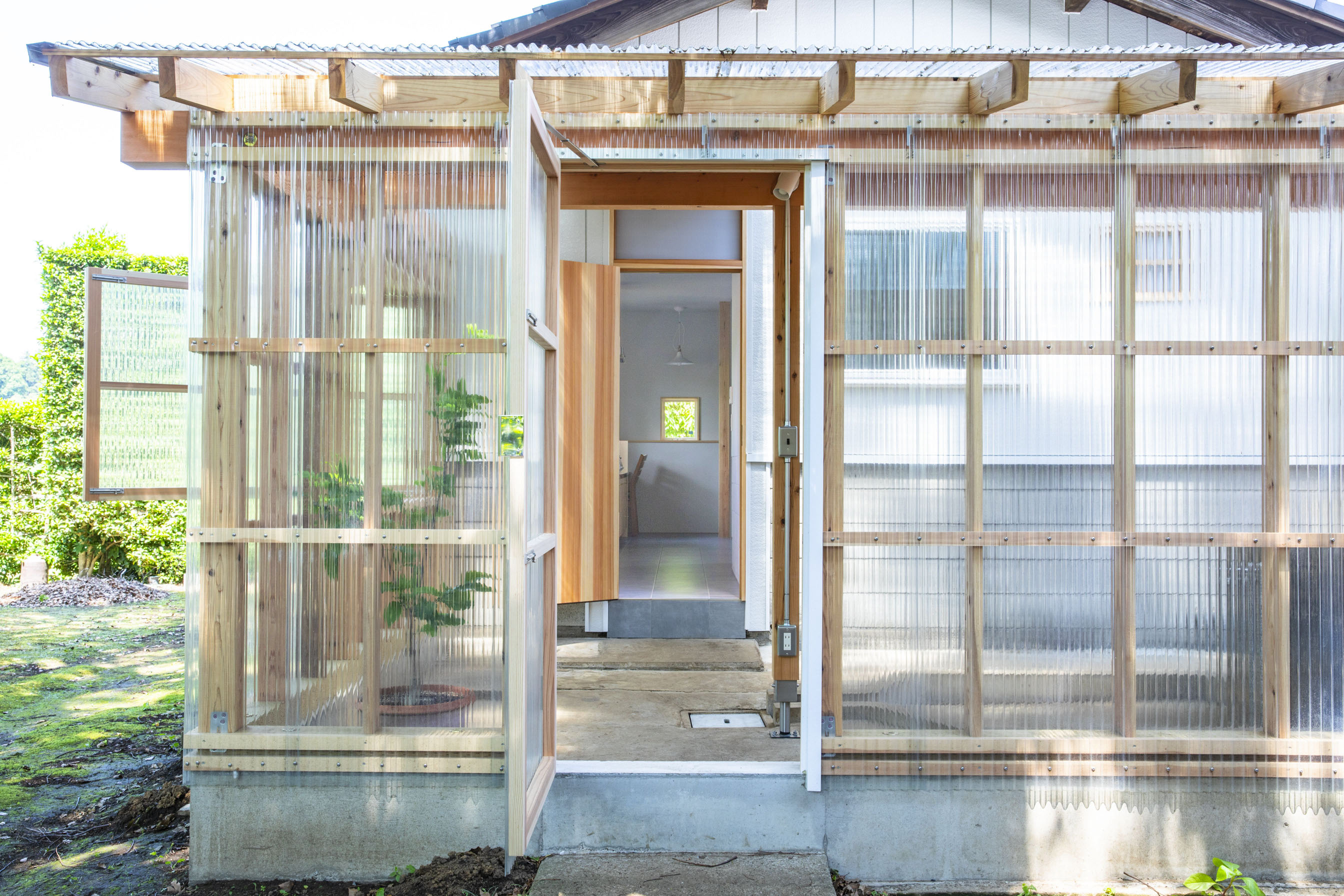 土浦のキッチン　サンルーム写真